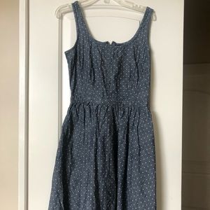 Gap brand, denim and polka dot dress